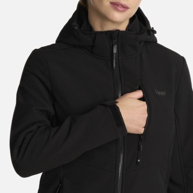 CHAQUETA MUJER MACAYA SOFTSHELL HOODY JACKET NEGRO LIPPI - 5