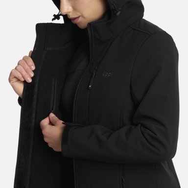 CHAQUETA MUJER MACAYA SOFTSHELL HOODY JACKET NEGRO LIPPI - 8