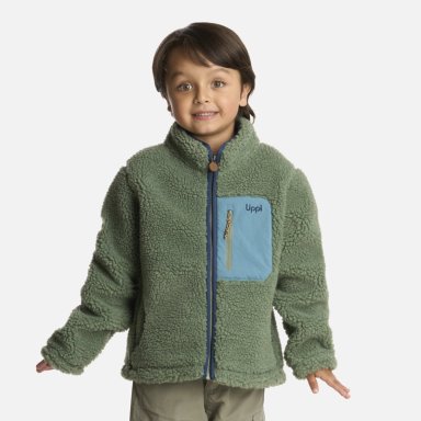 POLAR NIÑO GLACIAR SHERPA-PRO JACKET JADE OSCURO LIPPI - 1