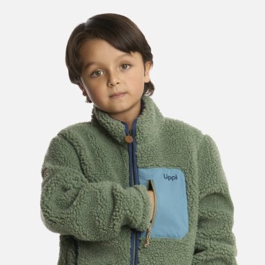 POLAR NIÑO GLACIAR SHERPA-PRO JACKET JADE OSCURO LIPPI - 4