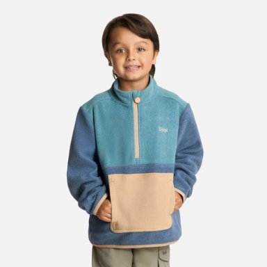 POLAR NIÑO FOREST 14 ZIP SWEATSHIRT AZUL PIEDRA LIPPI - 1