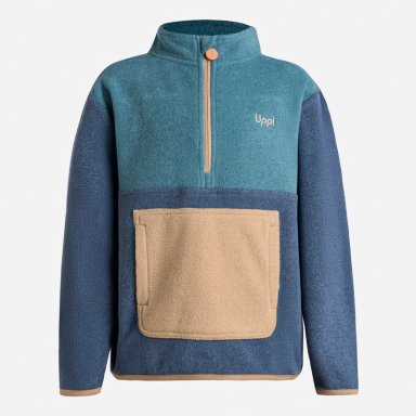 POLAR NIÑO FOREST 14 ZIP SWEATSHIRT AZUL PIEDRA LIPPI - 7