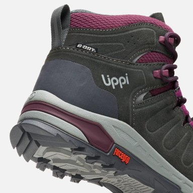 BOTIN MUJER ALL TERRA MID GRIS / MORADO LIPPI - 8