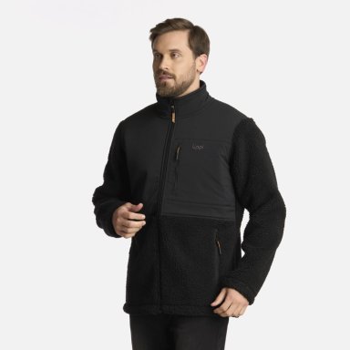 POLAR HOMBRE GLACIAR SHERPA-PRO JACKET NEGRO LIPPI - 2