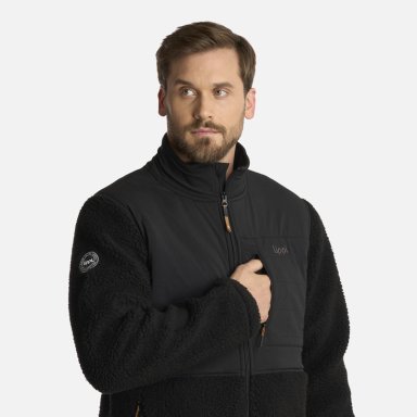 POLAR HOMBRE GLACIAR SHERPA-PRO JACKET NEGRO LIPPI - 4