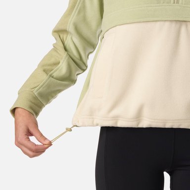 POLAR TEEN GIRL FIREPLACE 1/4 ZIP SWEATSHIRT VERDE MANZANA LIPPI V26 - 7