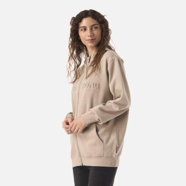 POLERON MUJER MOTOMAMI FULL ZIP TAUPE HAKA HONU - 2