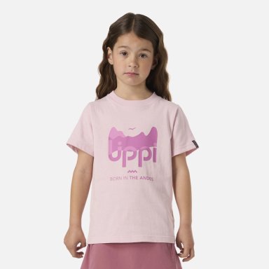 POLERA NIÑA LOGO LIPPI T-SHIRT ROSA CLARO LIPPI - 1