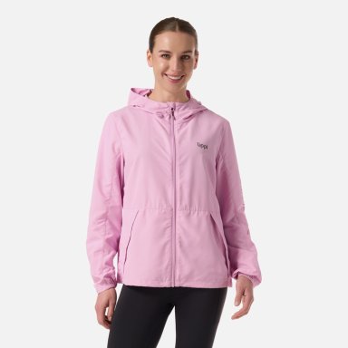 CHAQUETA MUJER NIGHTFALL WINDBREAKER HOODY JACKET ROSA LIPPI - 1