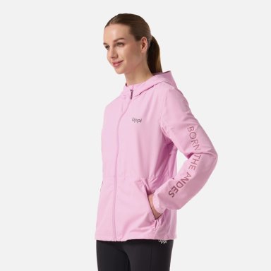 CHAQUETA MUJER NIGHTFALL WINDBREAKER HOODY JACKET ROSA LIPPI - 2