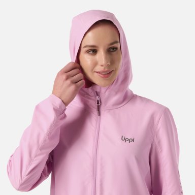 CHAQUETA MUJER NIGHTFALL WINDBREAKER HOODY JACKET ROSA LIPPI - 4