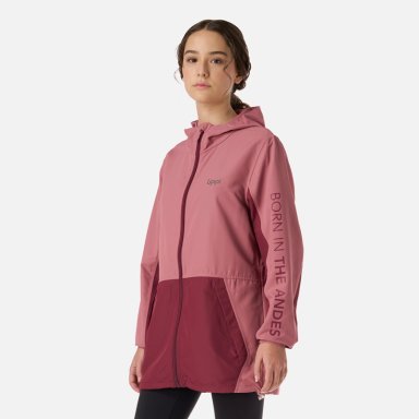 CHAQUETA TEEN GIRL NIGHTFALL WINDBREAKER HOODY JACKET ROSA OSCURO LIPPI - 2