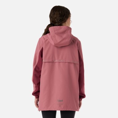 CHAQUETA TEEN GIRL NIGHTFALL WINDBREAKER HOODY JACKET ROSA OSCURO LIPPI - 3