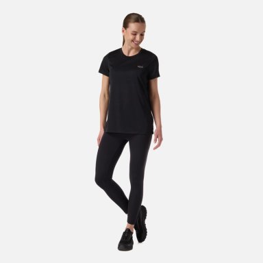 POLERA MUJER CORE Q-DRY T-SHIRT NEGRO LIPPI - 6