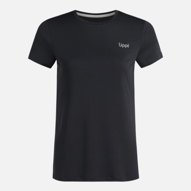 POLERA MUJER CORE Q-DRY T-SHIRT NEGRO LIPPI - 7
