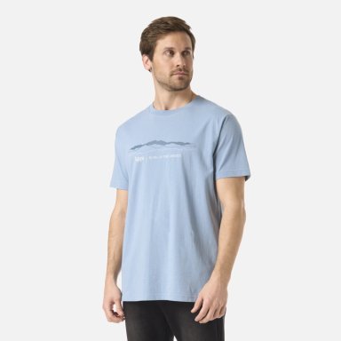POLERA HOMBRE LOGO LIPPI FRONT PRINT T-SHIRT AZUL PIEDRA LIPPI - 2