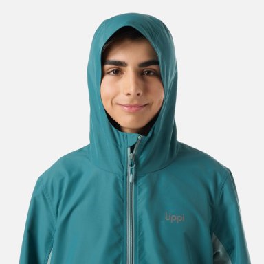 CHAQUETA TEEN BOY NIGHTFALL WINDBREAKER HOODY JACKET PETROLEO OSCURO LIPPI - 4