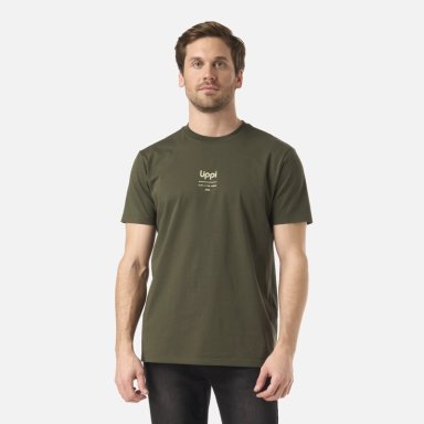 POLERA HOMBRE ULMO MID POINT SORONA T-SHIRT VERDE MUSGO LIPPI - 1