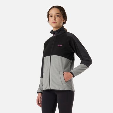 POLAR TEEN GIRL FIREPLACE FULL ZIP SWEATSHIRT NEGRO LIPPI V26 - 2