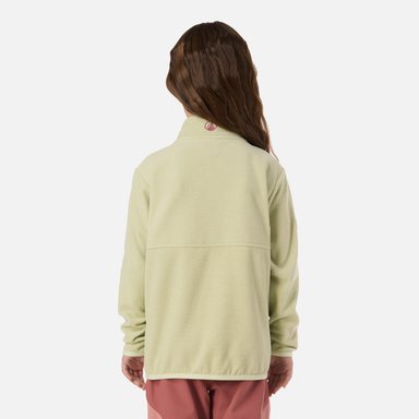 POLAR NIÑA STRIPES NANO-F FULL ZIP GRIS CLARO / VERDE AGUA LIPPI V26 - 3