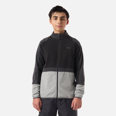 POLAR TEEN BOY FIREPLACE FULL ZIP SWEATSHIRT NEGRO LIPPI - 1