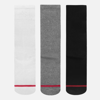 CALCETINES LOGO LIPPI PACK LONG NEGRO BLANCO GRIS LIPPI V26 - 2