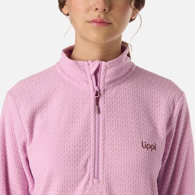 POLERON TEEN GIRL MILD NANO-F 1/4 ZIP ROSA LIPPI V26 - 4