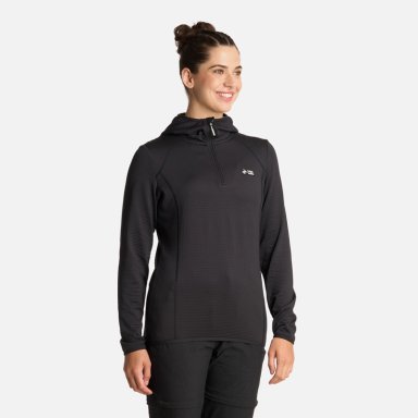 POLERON MUJER TAINA NUI NEGRO HAKA HONU - 1