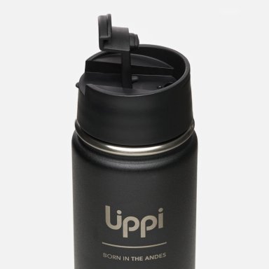 BOTELLA LIGHT STEEL HOT TOP BOTTLE 550 ML NEGRO LIPPI V26 - 3