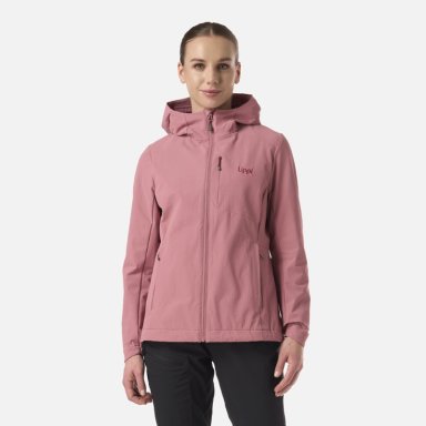 CHAQUETA MUJER WIND-TREK SOFTSHELL JACKET ROSA OSCURO LIPPI - 1