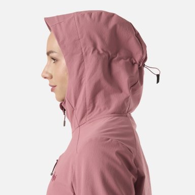 CHAQUETA MUJER WIND-TREK SOFTSHELL JACKET ROSA OSCURO LIPPI - 5