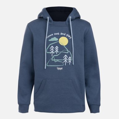 POLERON NIÑO INSIGNE HOODY SWEATSHIRT AZUL OSCURO LIPPI V26 - 7
