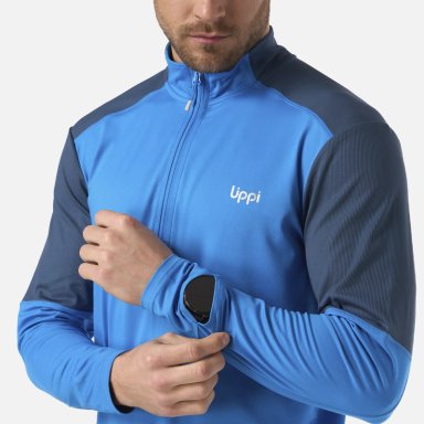 POLERON HOMBRE PUERTO TRUCCO 1/4 ZIP AZULINO LIPPI - 4