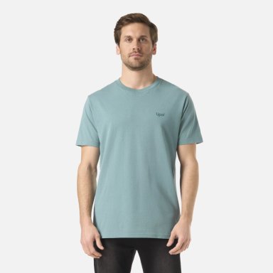 POLERA HOMBRE LOGO LIPPI BACK PRINT T-SHIRT TURQUESA LIPPI - 1
