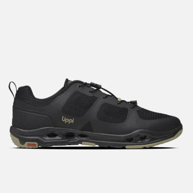 ZAPATILLA HOMBRE 4RIVER NEGRO / VERDE LIPPI V26 - 1