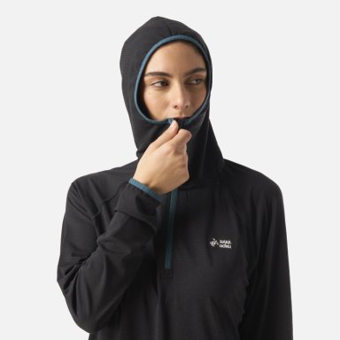 POLERON MUJER TAINA PRO NEGRO HAKA HONU - 4