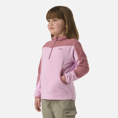 POLERON NIÑA SALTAMONTES NANO-F 1/4 ZIP HOODY ROSA LIPPI - 2