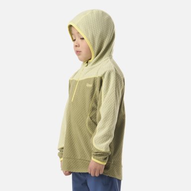 POLERON NIÑO SALTAMONTES NANO-F 1/4 ZIP HOODY VERDE LIPPI V26 - 2