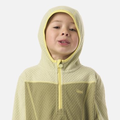 POLERON NIÑO SALTAMONTES NANO-F 1/4 ZIP HOODY VERDE LIPPI V26 - 4
