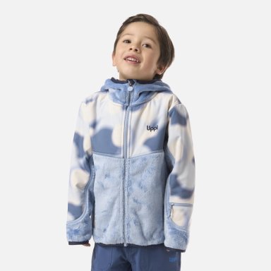 POLAR NIÑO GRILLO THERM-PRO HOODY JACKET AZUL PIEDRA LIPPI V26 - 1