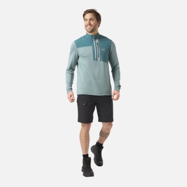 POLERON HOMBRE KAROVA NANO F 1/4 ZIP TURQUESA LIPPI V26 - 6