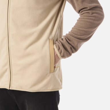 POLAR HOMBRE FIREPLACE FULL ZIP HOODY SWEATSHIRT BEIGE LIPPI V26 - 5