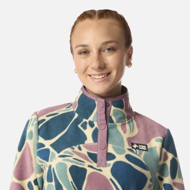 POLAR MUJER TOKERAU PRINT PETROLEO HAKA HONU - 4