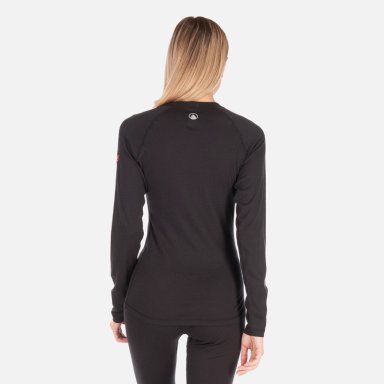 PRIMERA CAPA MUJER SKINTEC MERINO TOP NEGRO LIPPI V26 - 5