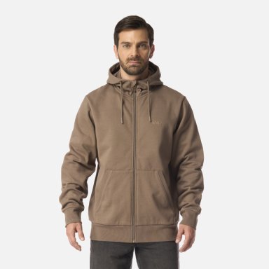 POLERON HOMBRE ULMO FULL ZIP HOODY SWEATSHIRT CAFE LIPPI I26 - 1