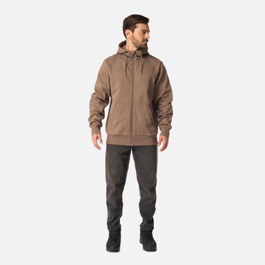 POLERON HOMBRE ULMO FULL ZIP HOODY SWEATSHIRT CAFE LIPPI I26 - 6