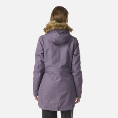 CHAQUETA MUJER ROBLE B-DRY HOODY JACKET VIOLETA MELANGE LIPPI - 3