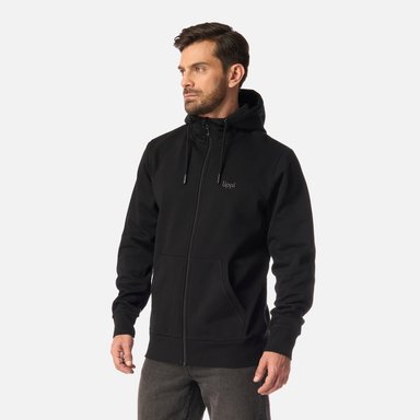 POLERON HOMBRE ULMO FULL ZIP HOODY SWEATSHIRT NEGRO LIPPI I26 - 2