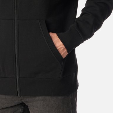 POLERON HOMBRE ULMO FULL ZIP HOODY SWEATSHIRT NEGRO LIPPI I26 - 5