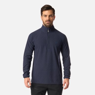 POLERON HOMBRE JACARANDA NANO-F 1/4 ZIP AZUL MARINO LIPPI I26 - 1